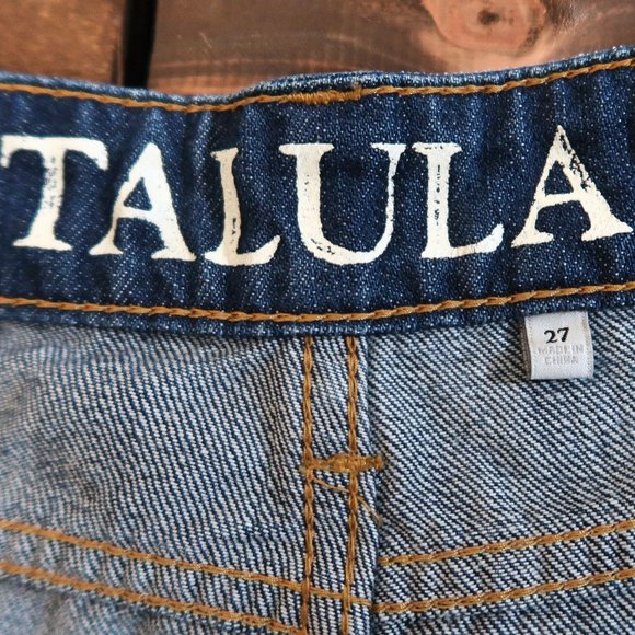 Talula Mid Rise Denim Shorts 27 - Picture 6 of 9